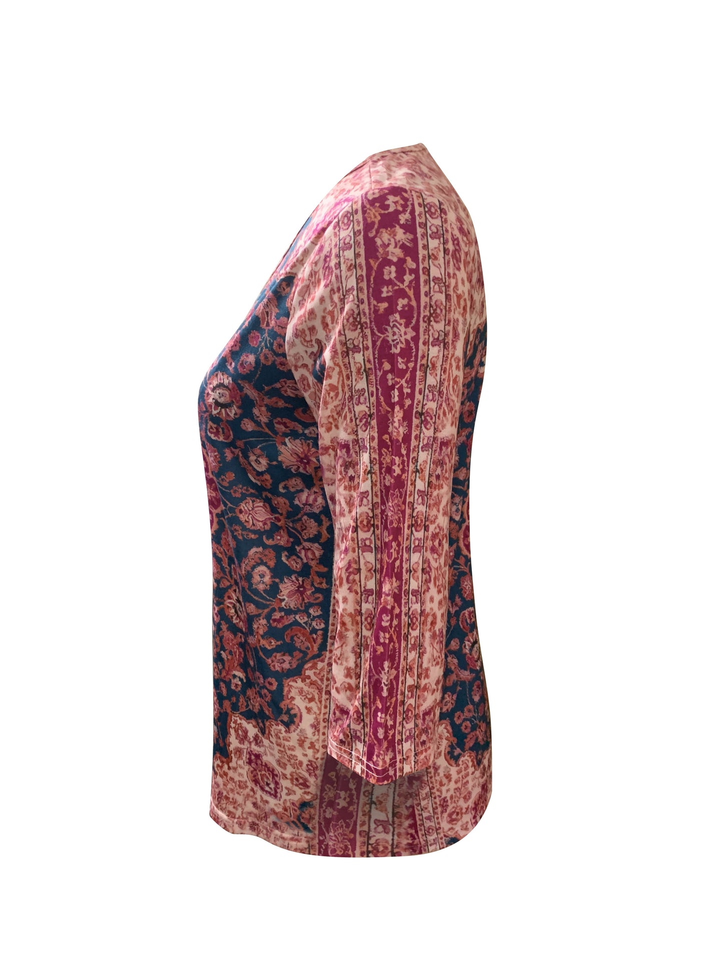Camiseta con mandala étnica