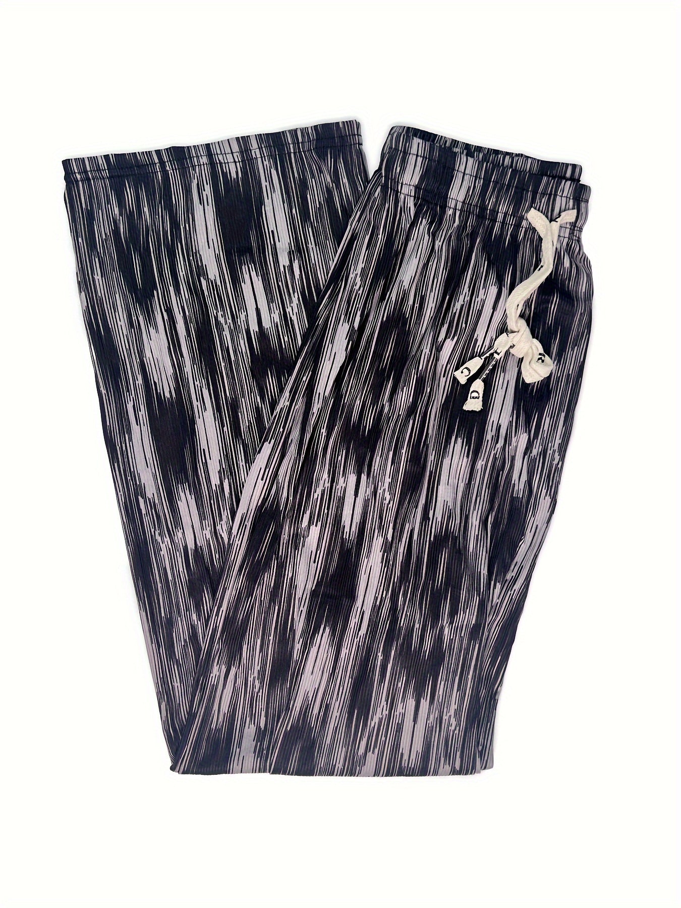 Pantalones anchos efecto tie-dye