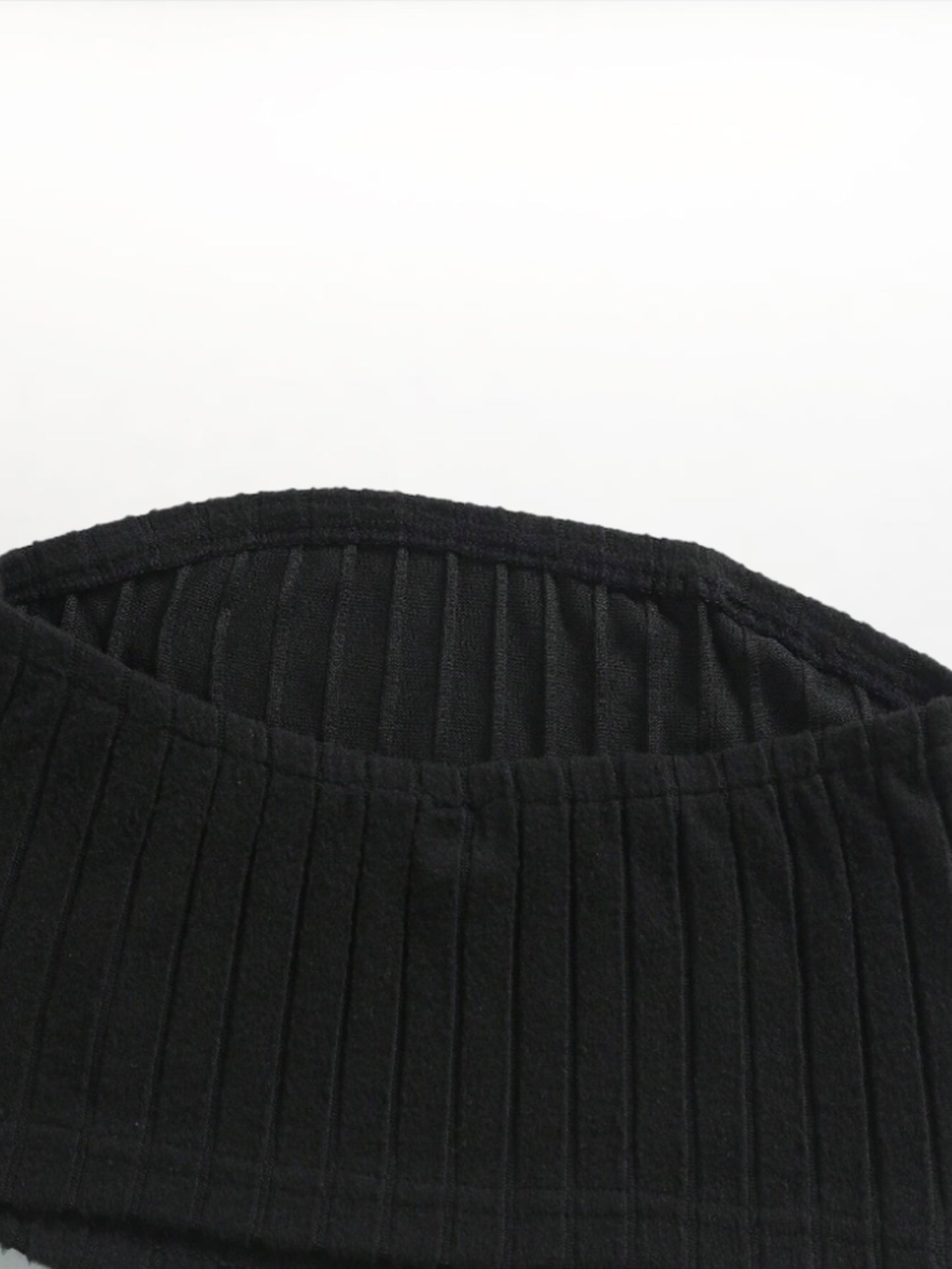 Conjunto falda y top en negro o gris