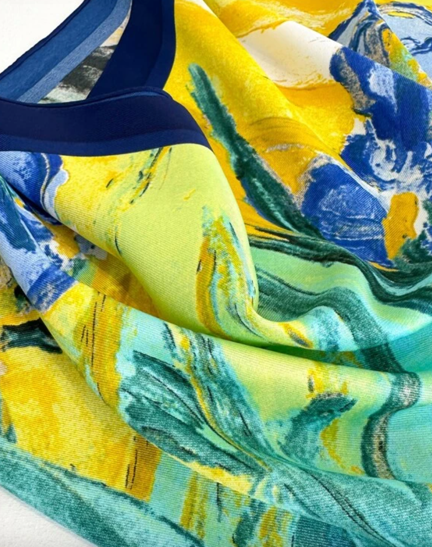 Pañuelo estampado floral