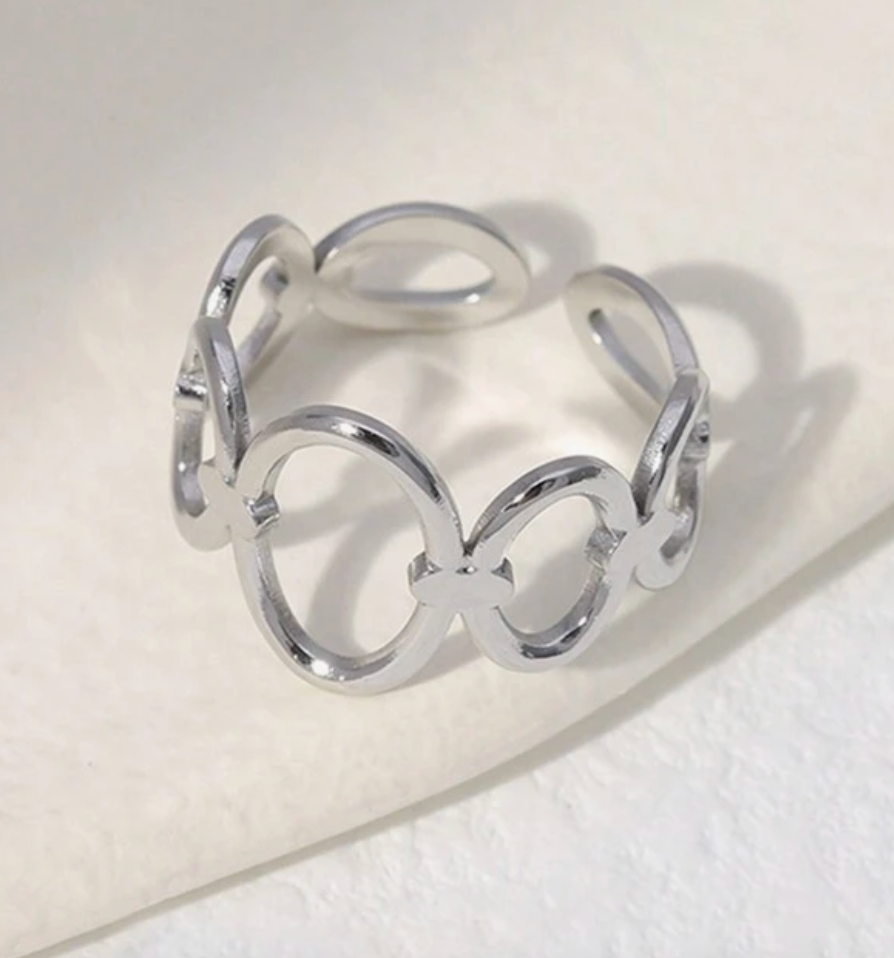 Anillo óvalo múltiple