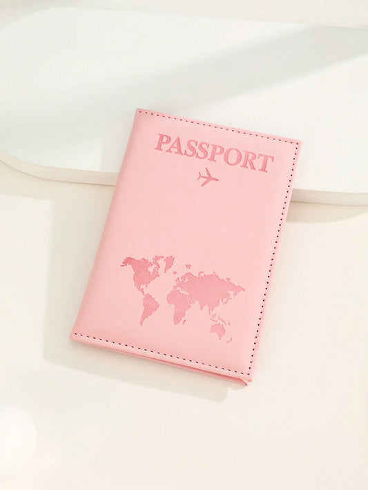 Funda pasaporte rosa