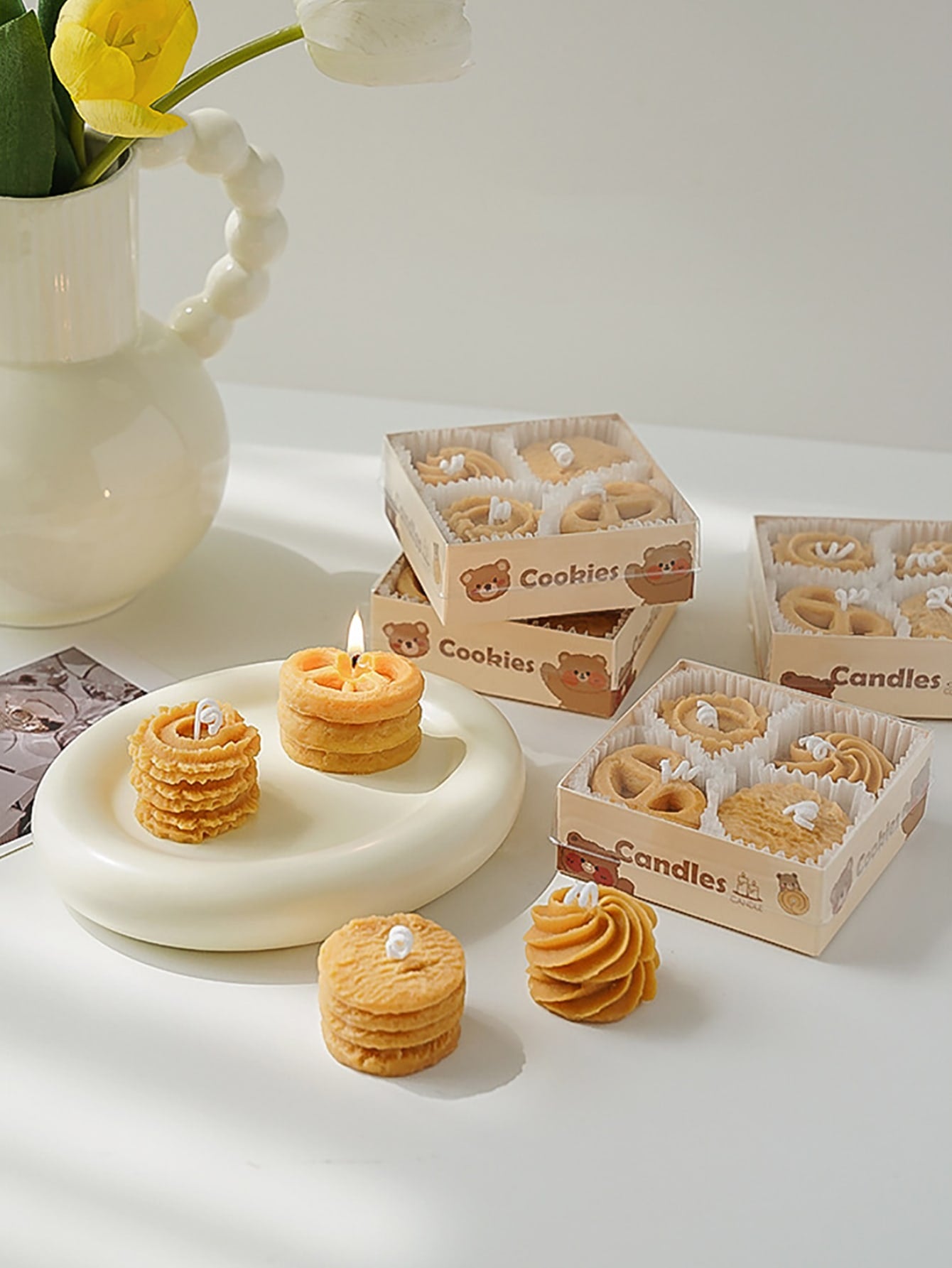Set velas galletas danesas