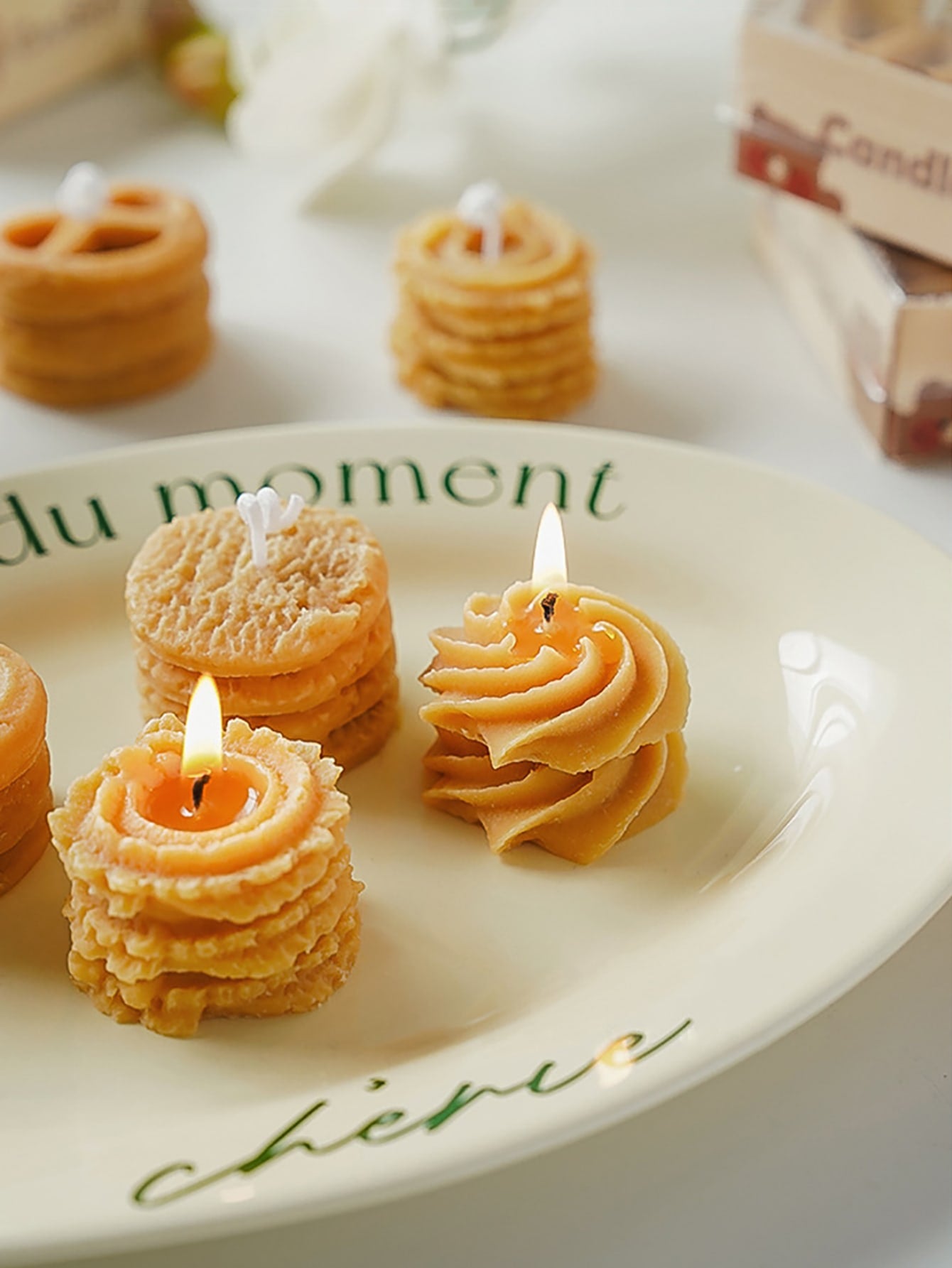 Set velas galletas danesas