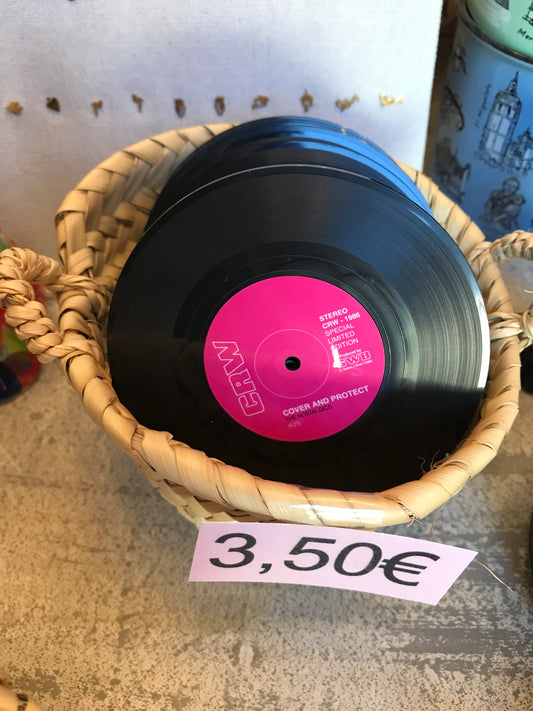 Posavasos vinilo