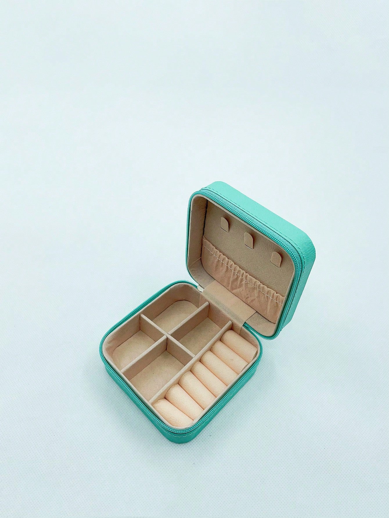 Joyero portátil azul