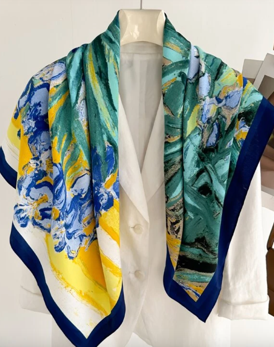 Pañuelo estampado floral