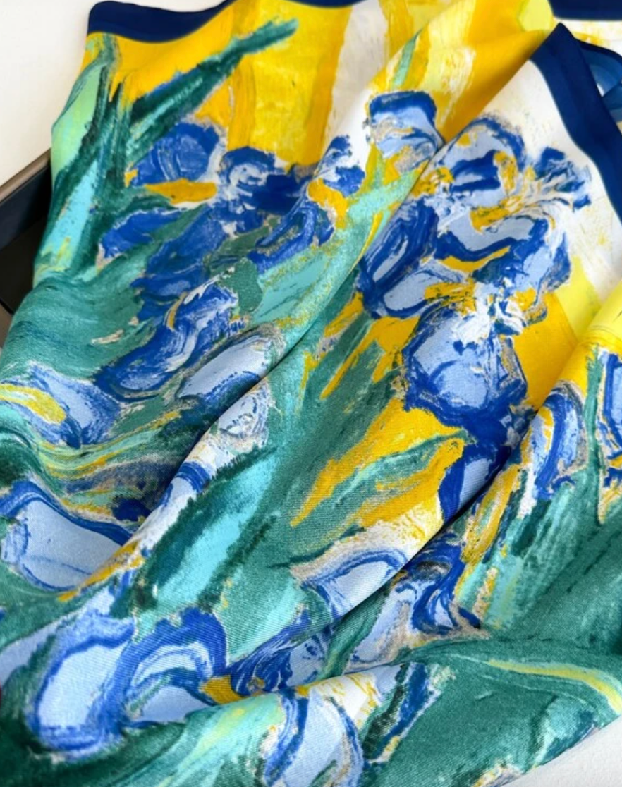 Pañuelo estampado floral